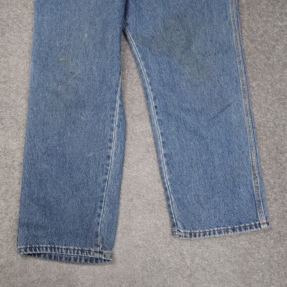Red Kap Carpenter 36x30 Medium Wash Straight Leg Blue Denim Jeans - Picture 3 of 10